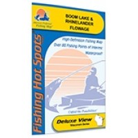 Boom Lake & Rhinelander Flowage Fishing Map